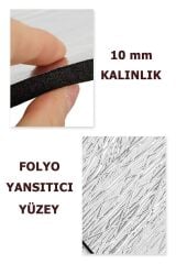 4lü 10mm Kalorifer Radyatör Arkalığı Petek Arkası Isı Yalıtım Izolasyon Yansıtıcı Levha Plaka